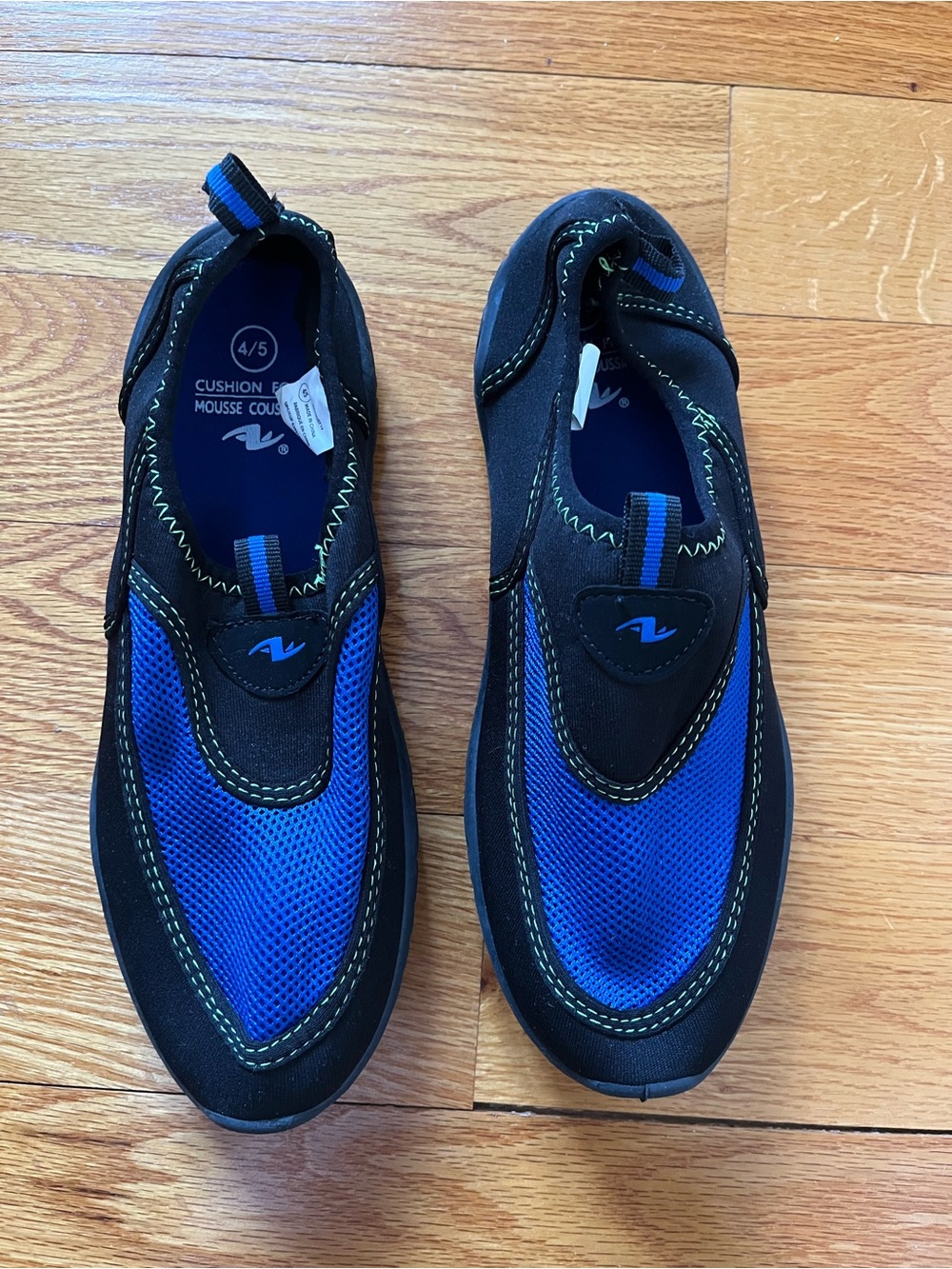 Athletic Works Blue & Black Kids Water Shoes